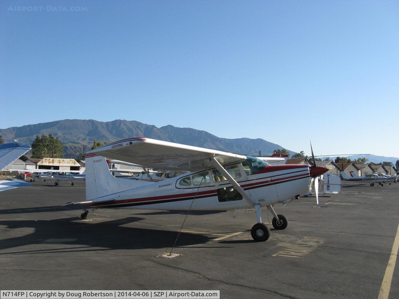 N714FP, 1982 Cessna A185F Skywagon 185 C/N 18504393, 1982 Cessna A185F SKYWAGON II, Continental IO-520-D 300 Hp, the A185F has factory float fittings, hence the windows mod.