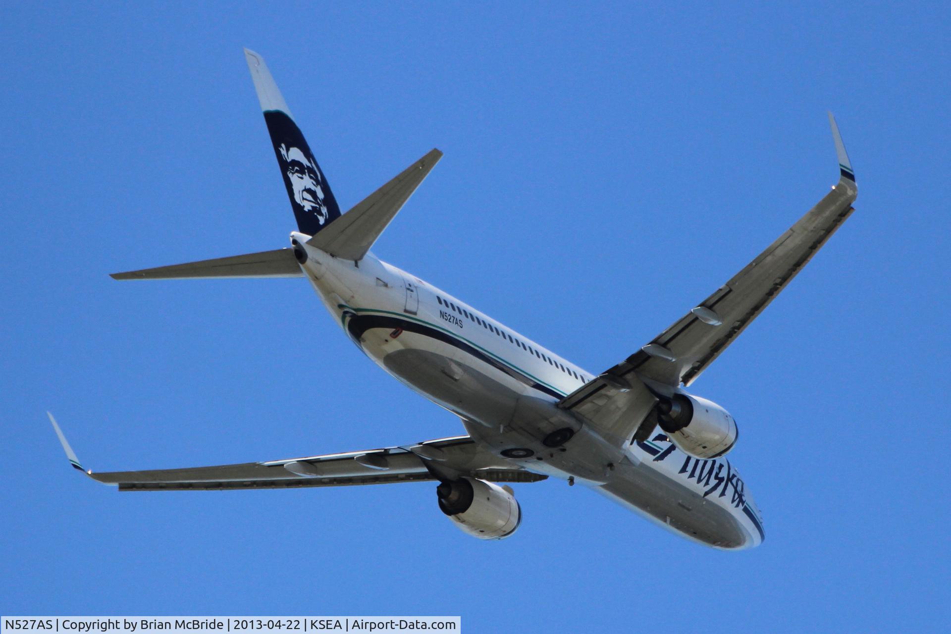 N527AS, 2009 Boeing 737-890 C/N 35694, Alaska Airlines. 737-890. N527AS cn 35694 2913. Seattle Tacoma - International (SEA KSEA). Image © Brian McBride. 22 April 2013