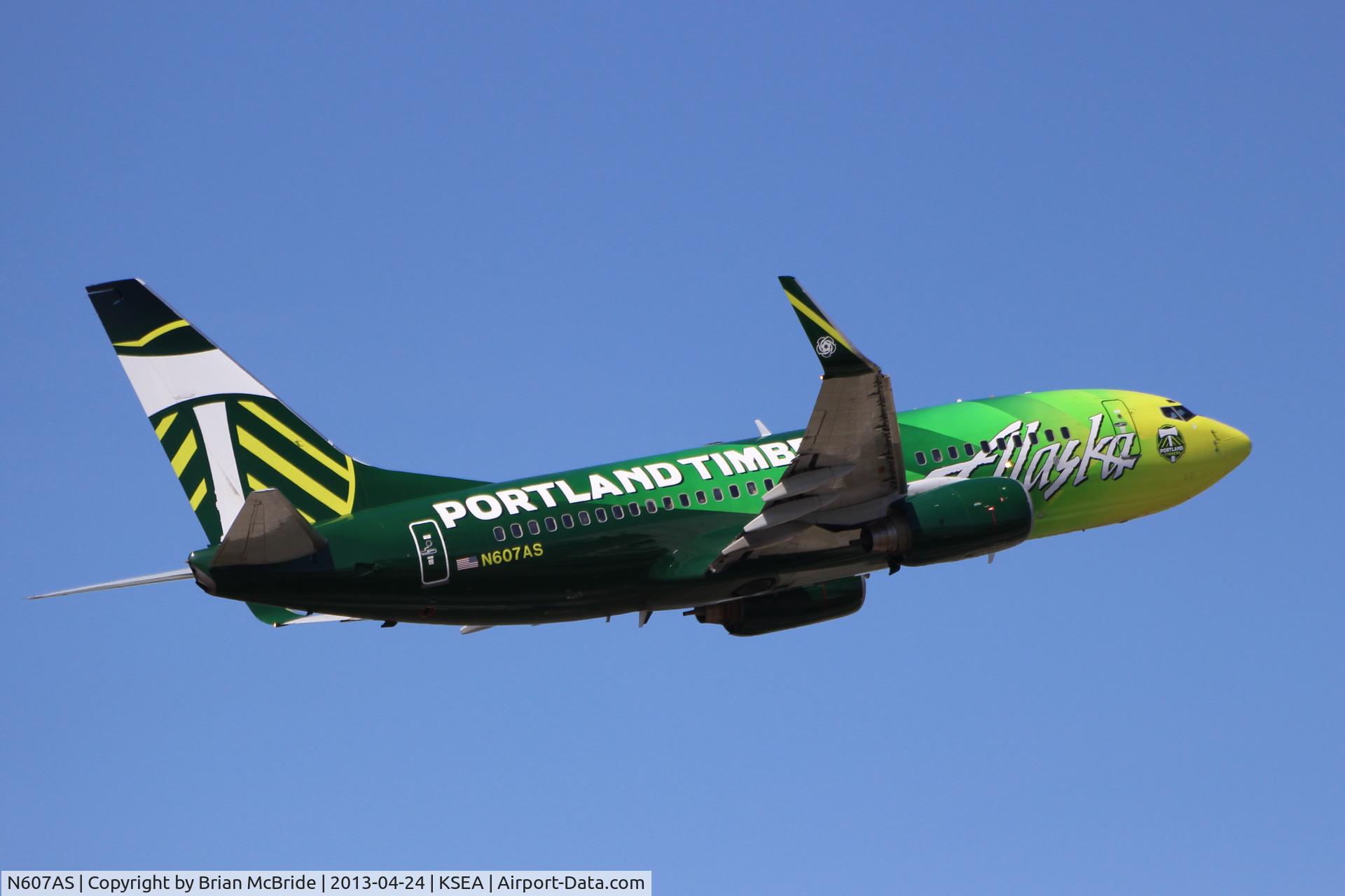 N607AS, 1999 Boeing 737-790 C/N 29751, Alaska Airlines. 737-790. N607AS cn 29751 313. Seattle Tacoma - International (SEA KSEA). Image © Brian McBride. 24 April 2013