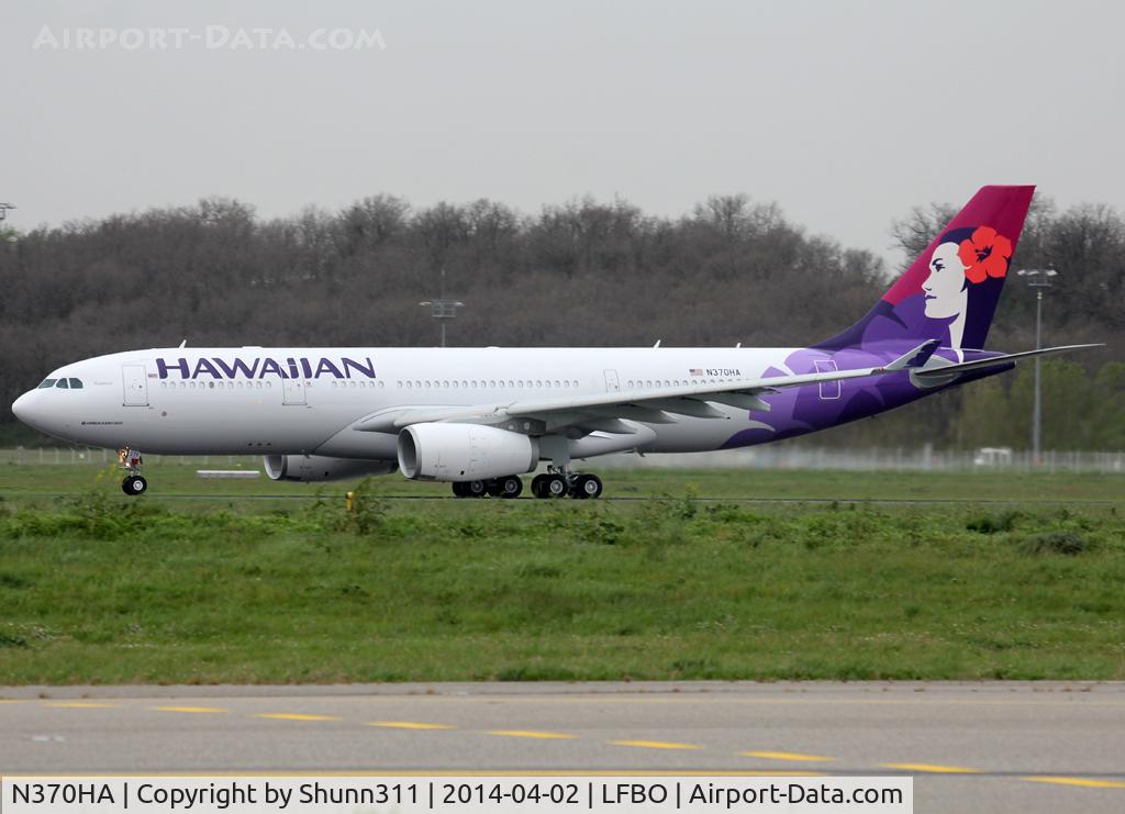 N370HA, 2014 Airbus A330-243 C/N 1511, Delivery day...