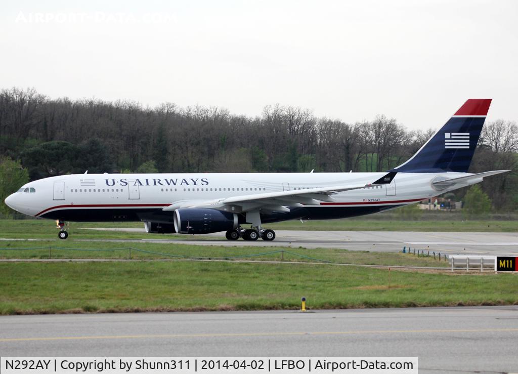 N292AY, 2014 Airbus A330-243 C/N 1512, Delivery day