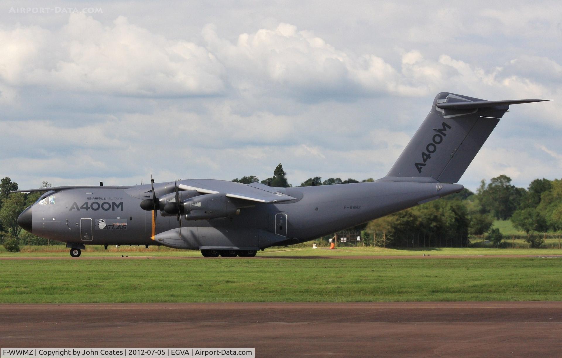 F-WWMZ, 2011 Airbus A400M-180 Atlas C/N 006, Arriving RIAT 2012