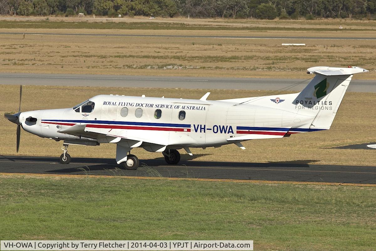 VH-OWA, 2009 Pilatus PC-12/47E C/N 1105, 2009 Pilatus PC-12/47E, c/n: 1115 of  the RFDS at Jandakot