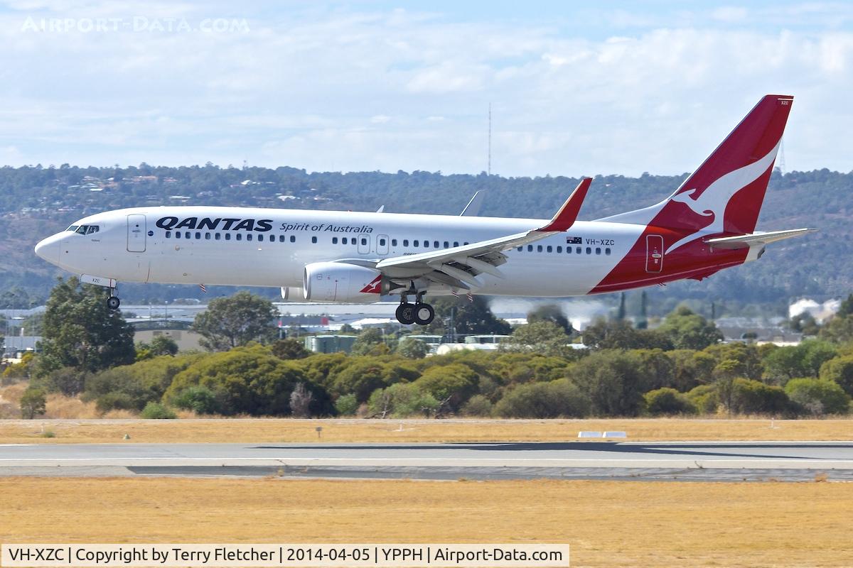 VH-XZC, 2012 Boeing 737-838 C/N 39361, VH-XZC (Walwa), 2012 Boeing 737-838, c/n: 39361 landing at Perth Int