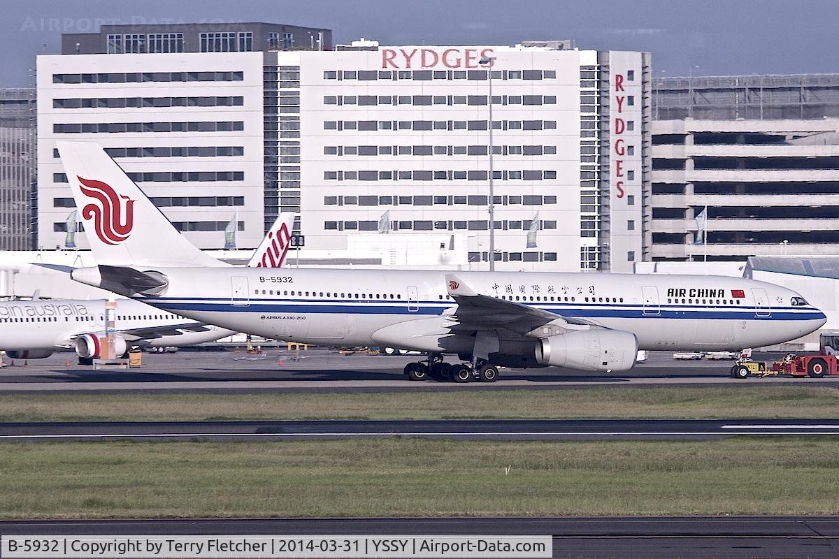 B-5932, 2013 Airbus A330-243 C/N 1459, Air China's 2013 Airbus A330-243, c/n: 1459 at Sydney