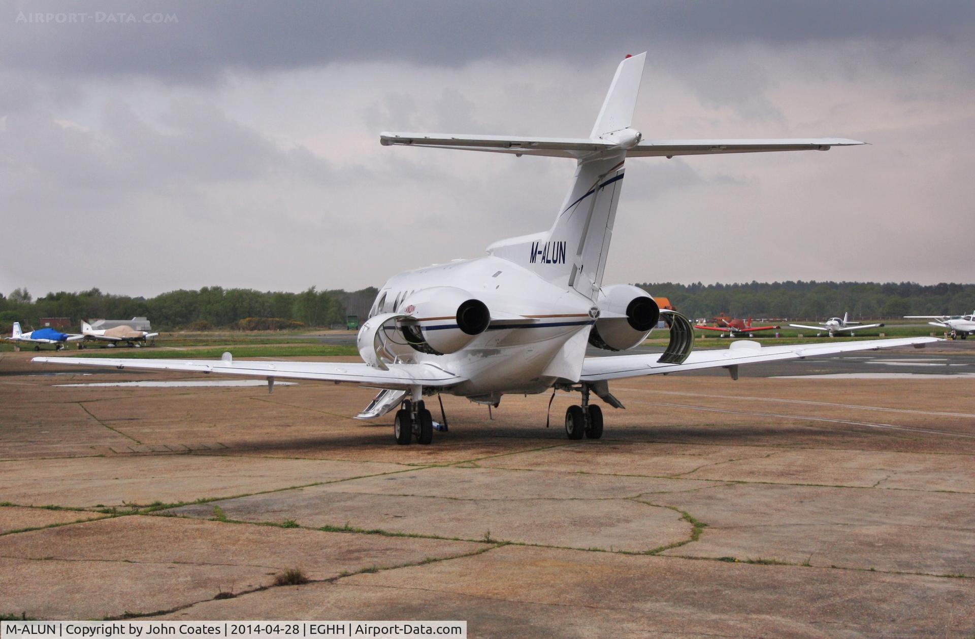 M-ALUN, 1980 British Aerospace HS.125-700A C/N 257075, At Jetworks