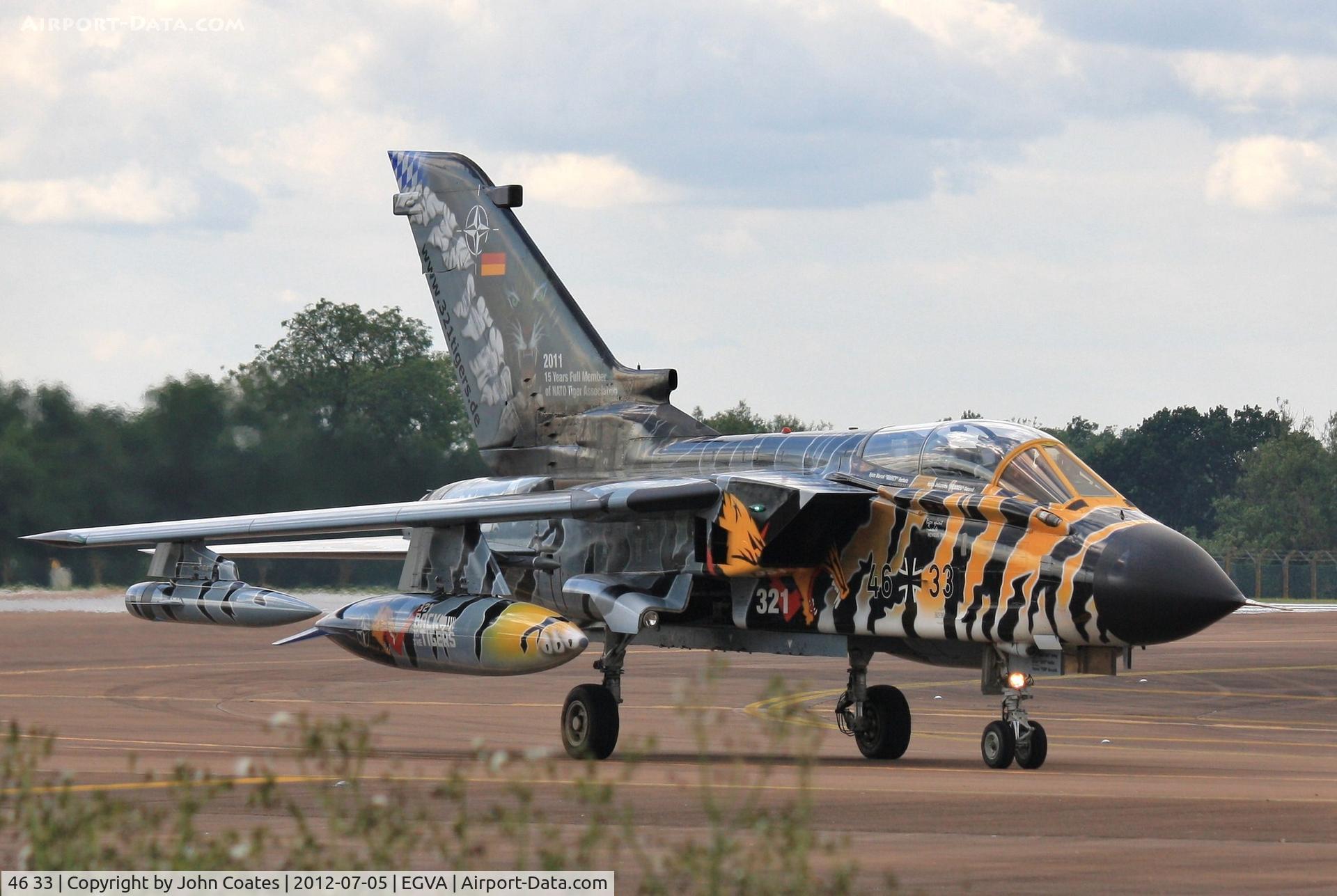 46 33, Panavia Tornado ECR C/N 844/GS266/4333, Arriving RIAT 2012