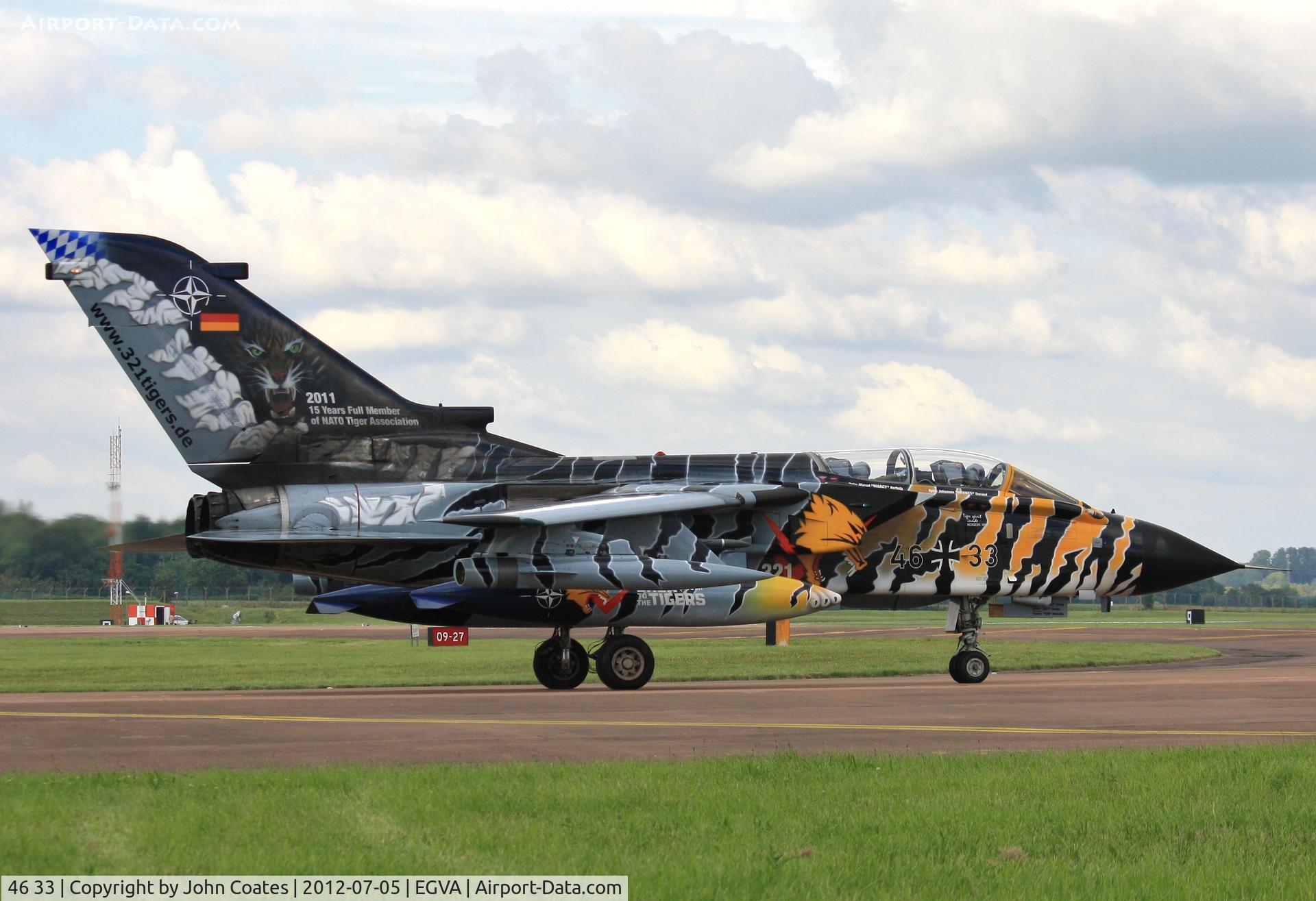 46 33, Panavia Tornado ECR C/N 844/GS266/4333, Arriving RIAT 2012