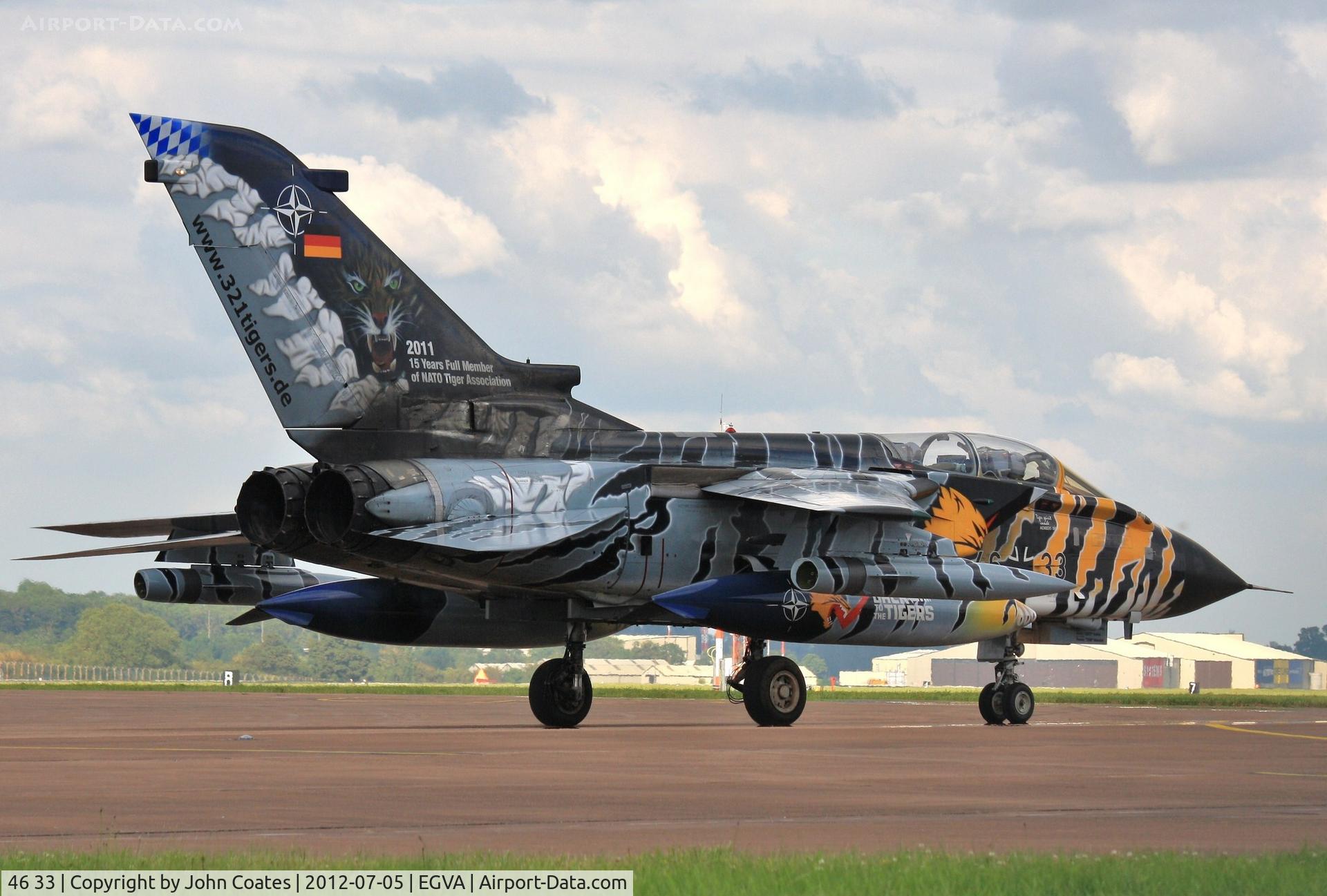 46 33, Panavia Tornado ECR C/N 844/GS266/4333, Arriving RIAT 2012