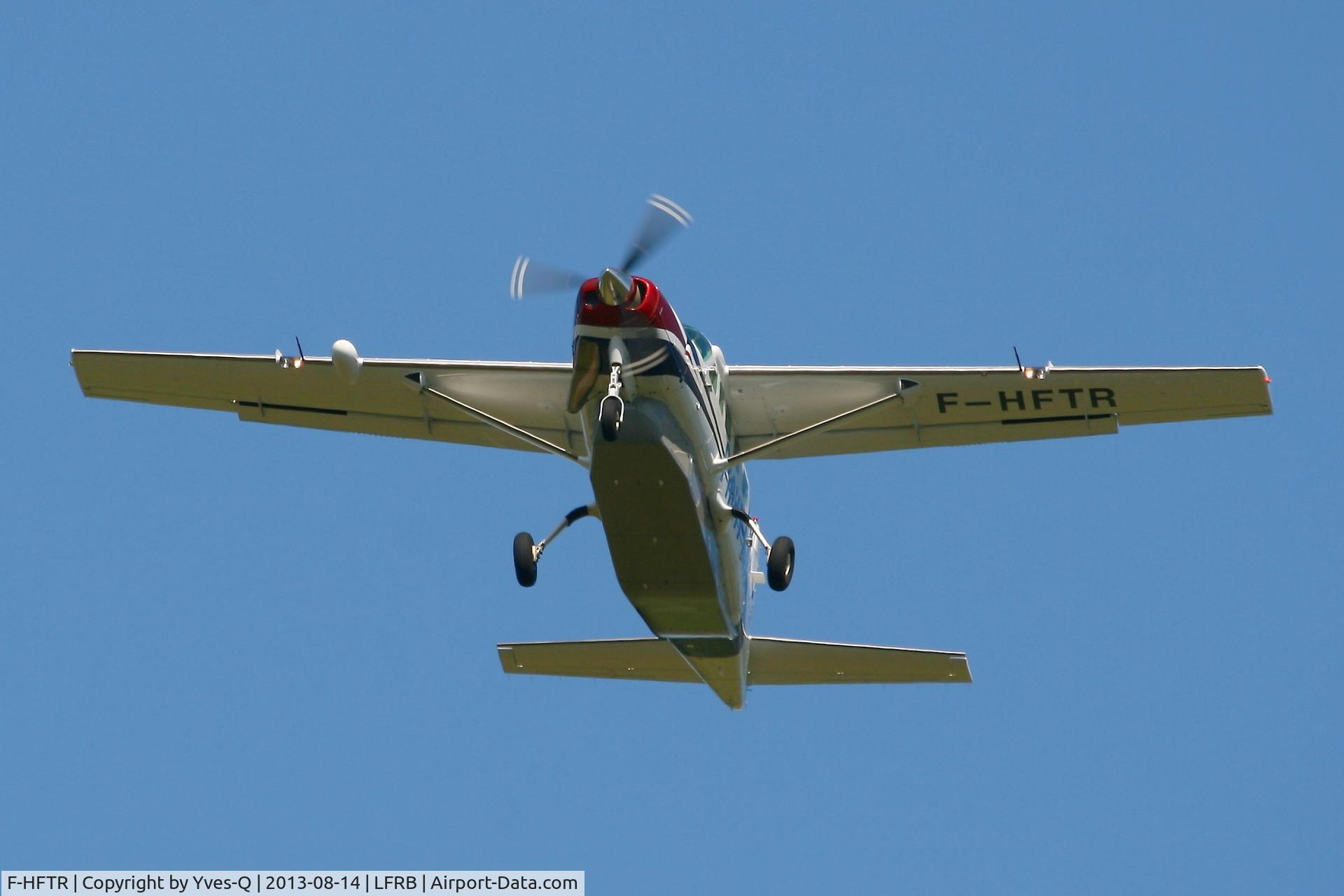 F-HFTR, 2008 Cessna 208B Grand Caravan C/N 208B-2041, Cessna 208B Grand Caravan, Take off rwy 25L, Brest-Bretagne Airport (LFRB-BES)