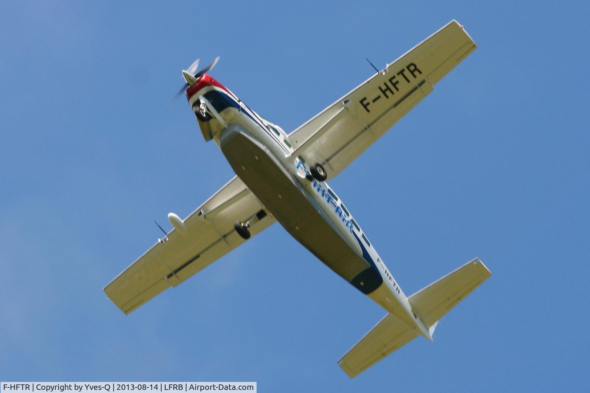 F-HFTR, 2008 Cessna 208B Grand Caravan C/N 208B-2041, Cessna 208B Grand Caravan, Take off rwy 25L, Brest-Bretagne Airport (LFRB-BES)