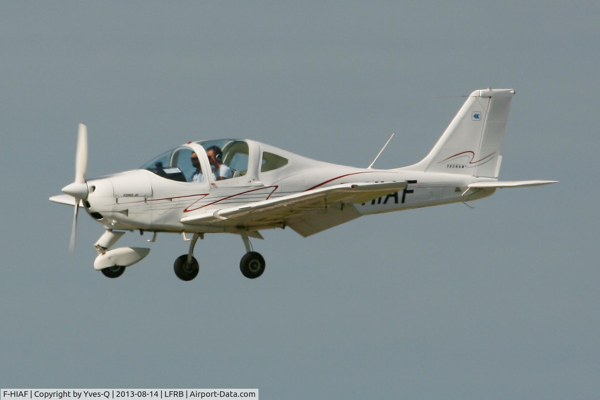 F-HIAF, Tecnam P-2002JF Sierra C/N Not Found F-HIAF, Tecnam P2002 JF, Short approach rwy 25L, Brest-Guipavas Airport (LFRB-BES)