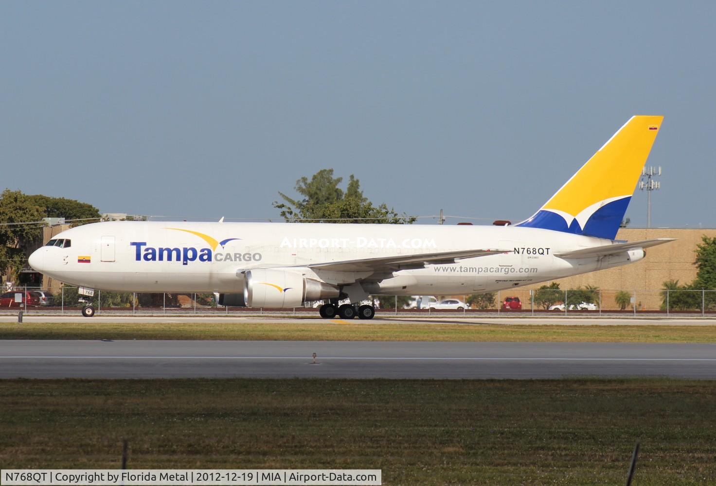 N768QT, 1987 Boeing 767-241 C/N 23803, Tampa Colombia Cargo 767-200