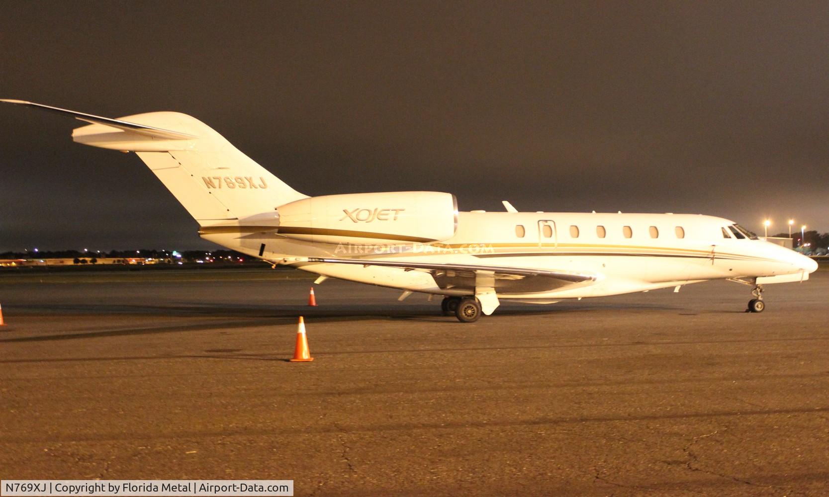 N769XJ, 2007 Cessna 750 Citation X Citation X C/N 750-0269, Citation X