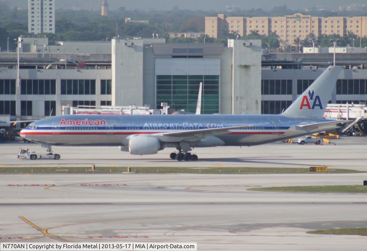 N770AN, 1999 Boeing 777-223 C/N 29578, American 777-200