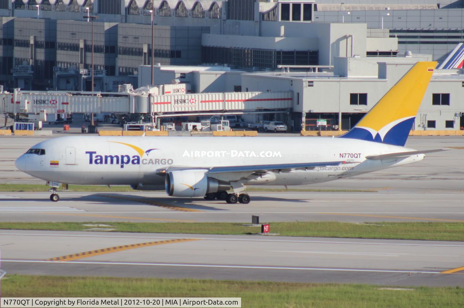 N770QT, 1987 Boeing 767-241 C/N 23802, Tampa Cargo 767-200