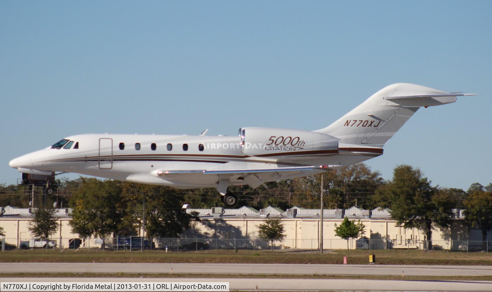 N770XJ, 2007 Cessna 750 Citation X C/N 750-0270, 5,000th Citation built