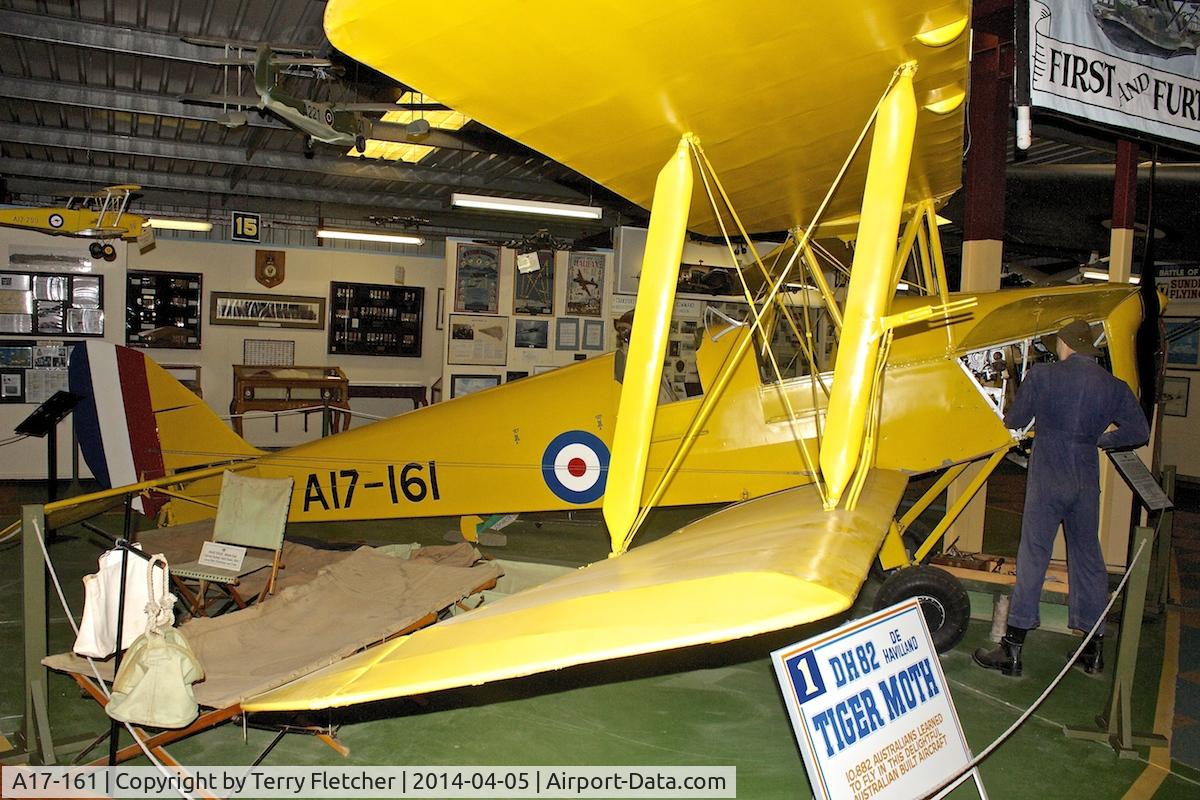 A17-161, De Havilland Australia DH-82A Tiger Moth C/N DHA162, De Havilland Australia DH-82A Tiger Moth, c/n: DHA162 at Perth Aviation Heritage Museum