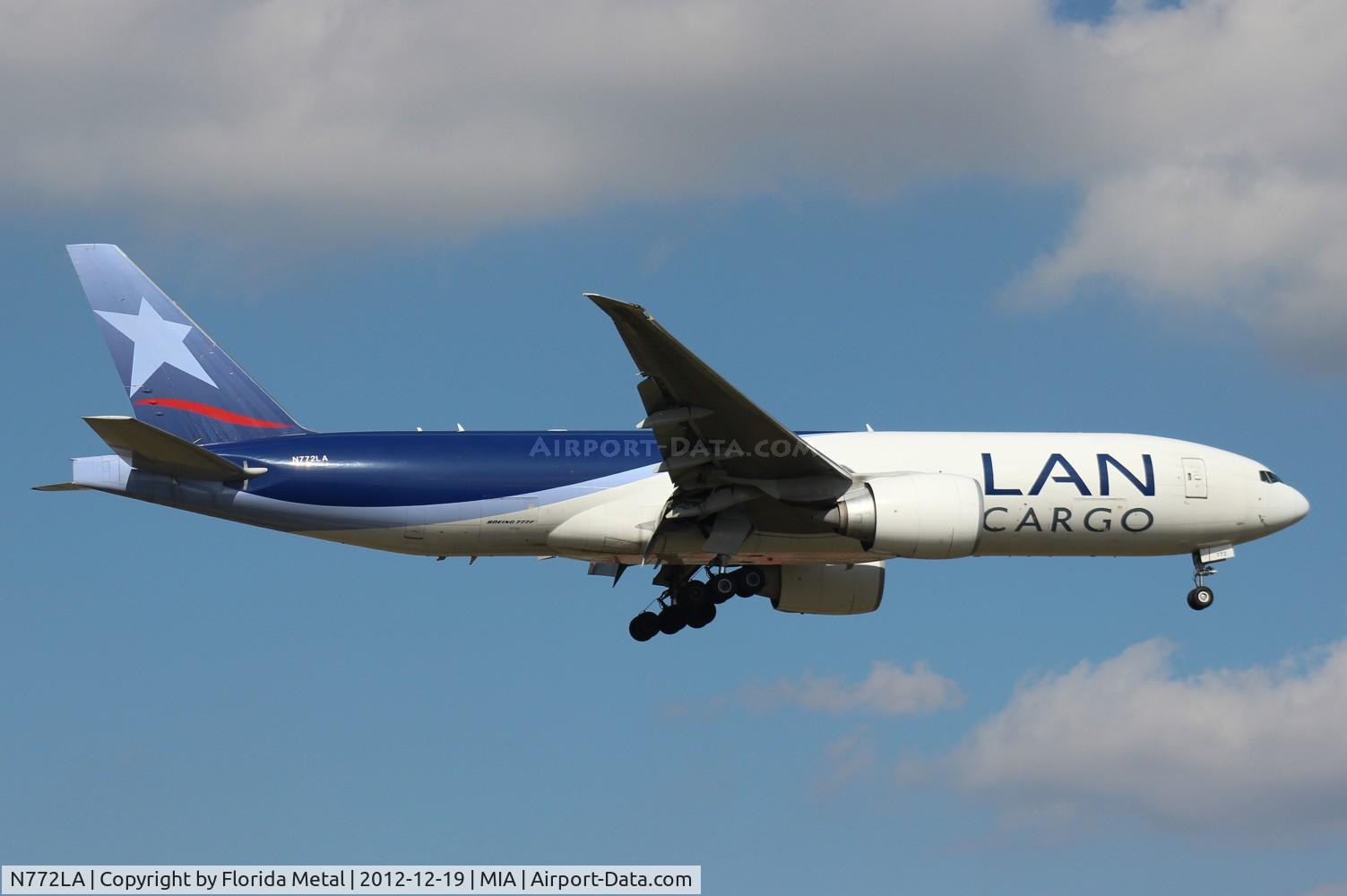 N772LA, 2009 Boeing 777-F6N C/N 37708, LAN Colombia Cargo 777-200