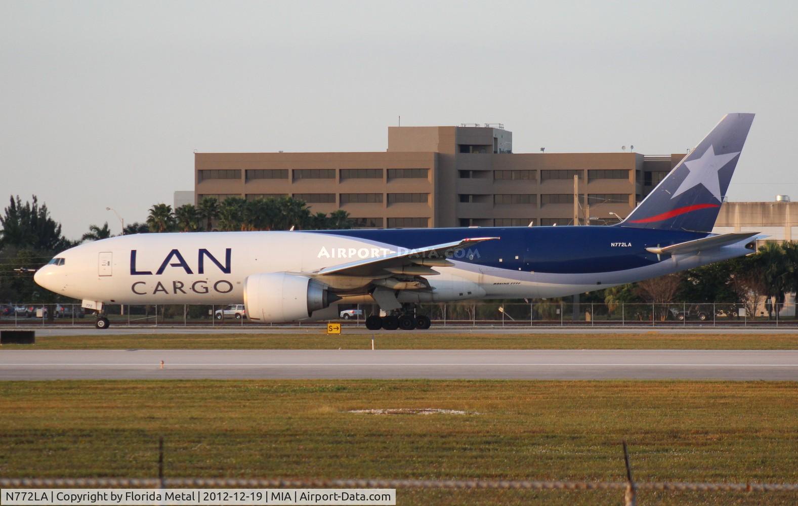 N772LA, 2009 Boeing 777-F6N C/N 37708, LAN Colombia Cargo 777-200F