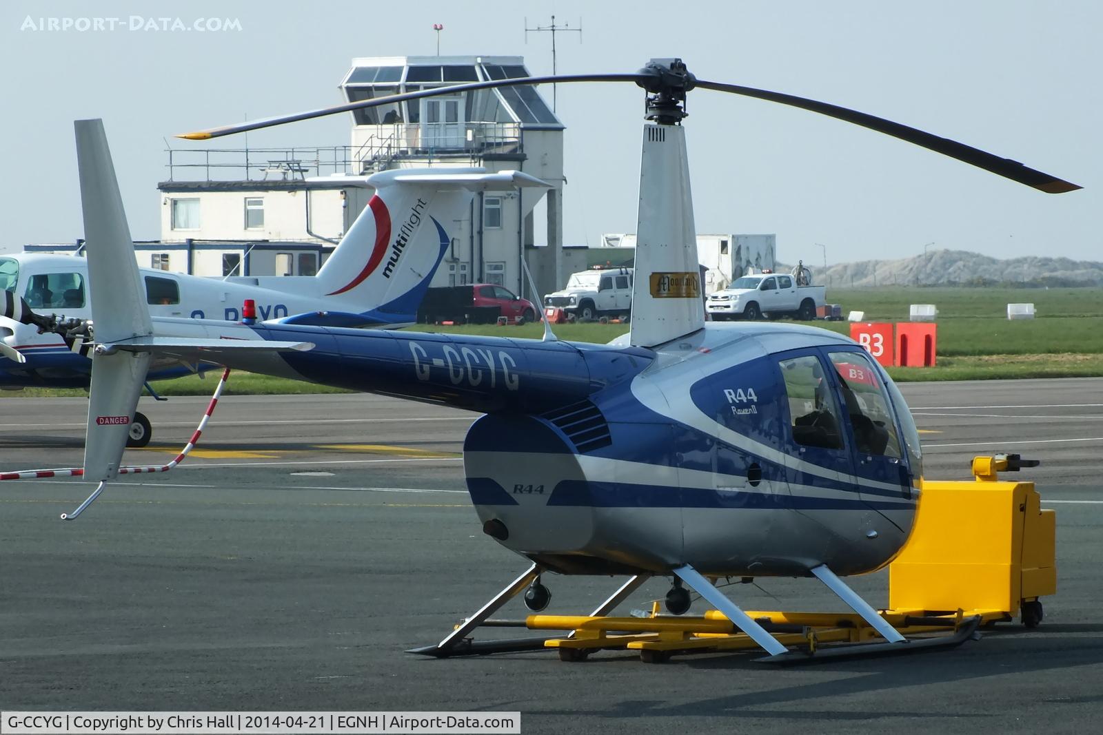 G-CCYG, 2004 Robinson R44 Raven II C/N 10424, Moorland Windows