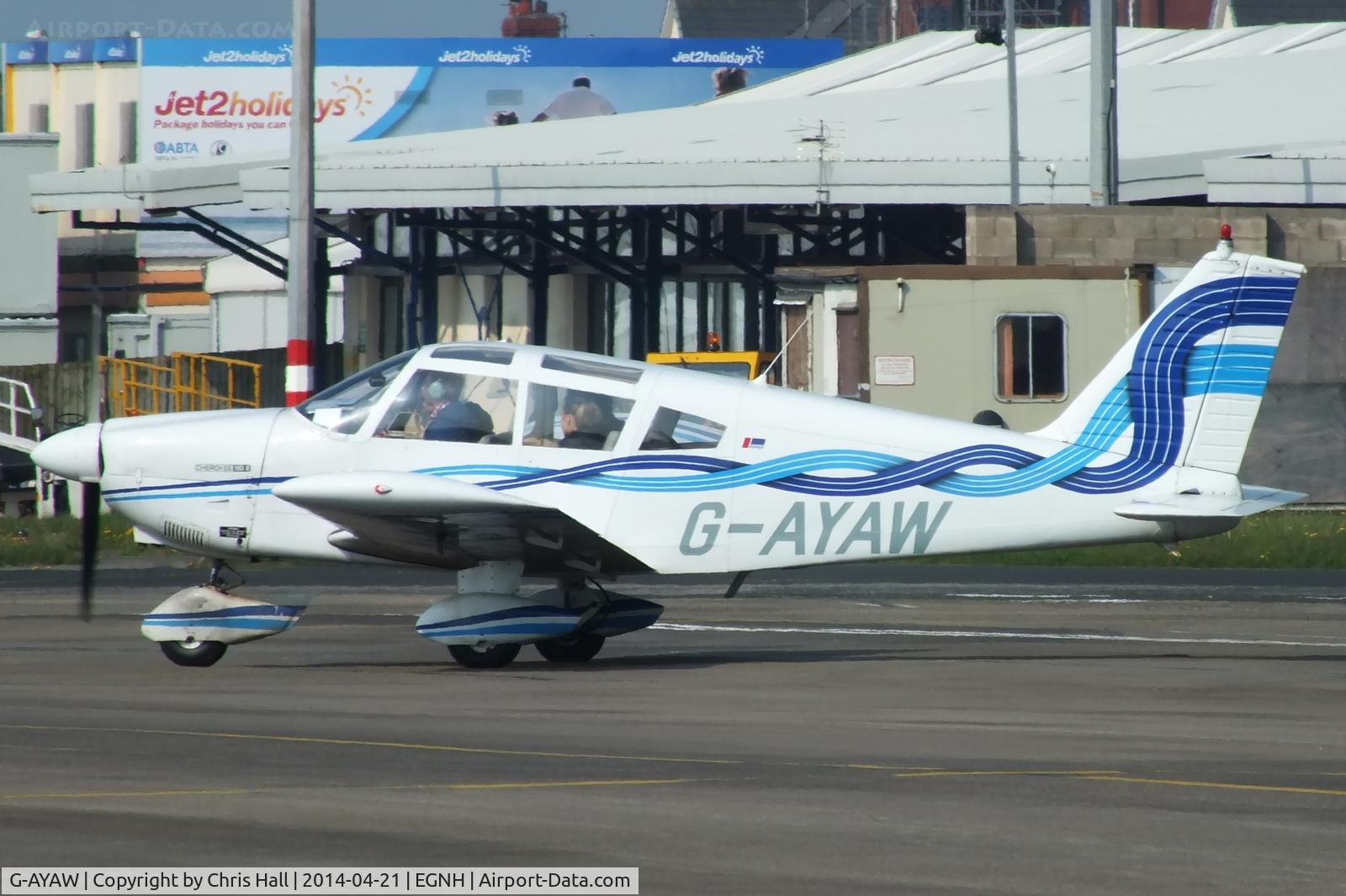 G-AYAW, 1970 Piper PA-28-180 Cherokee C/N 28-5805, privately owned