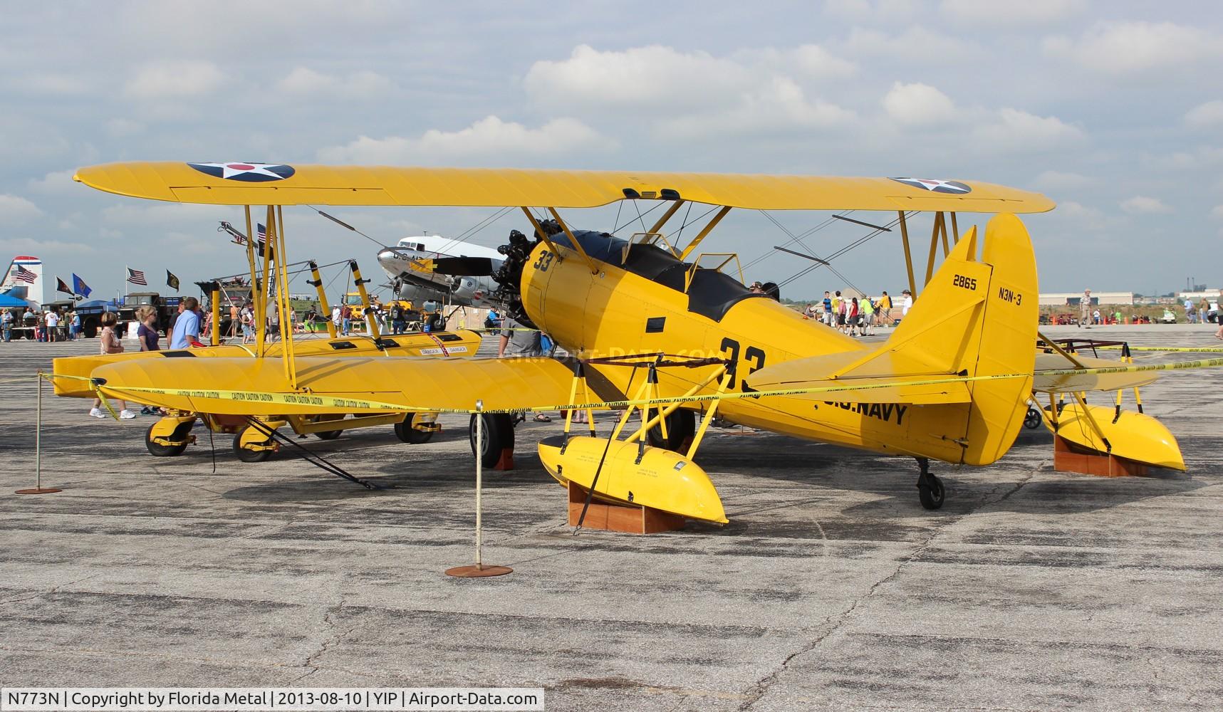 N773N, 1941 Naval Aircraft Factory N3N-3 C/N 2865, Naval Aircraft Factory N3N-3