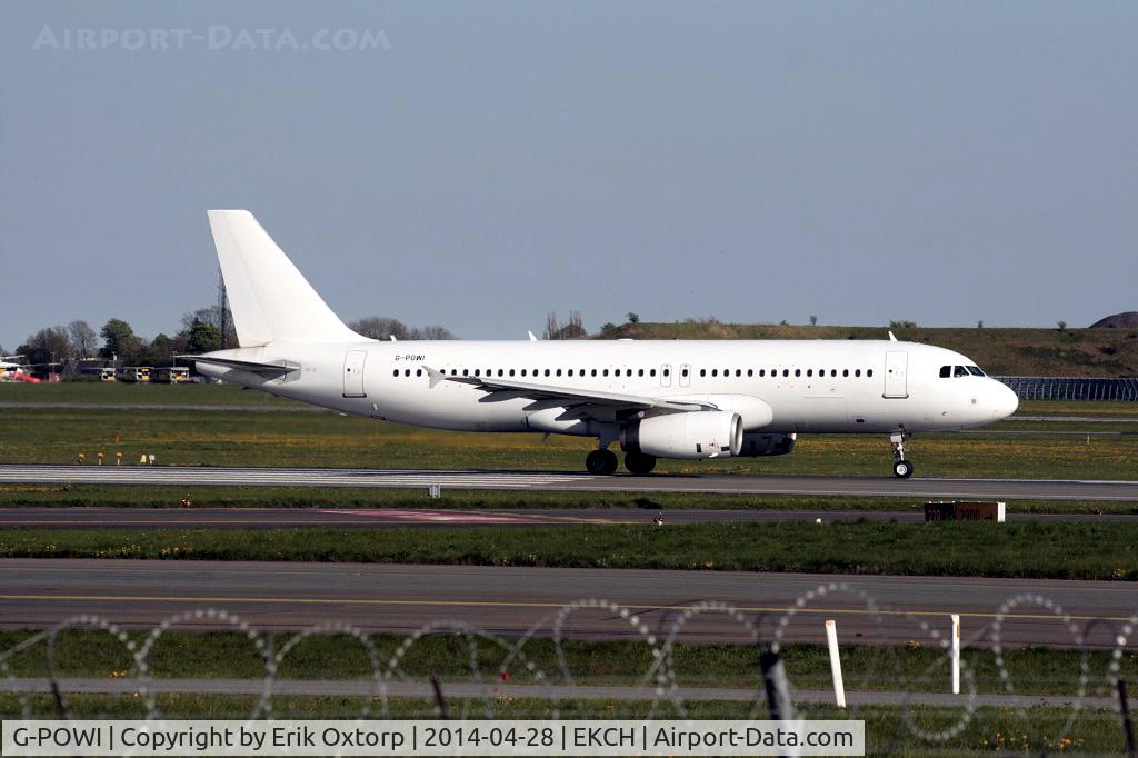 G-POWI, 2006 Airbus A320-233 C/N 2791, G-POWI just arrived on rw 22L