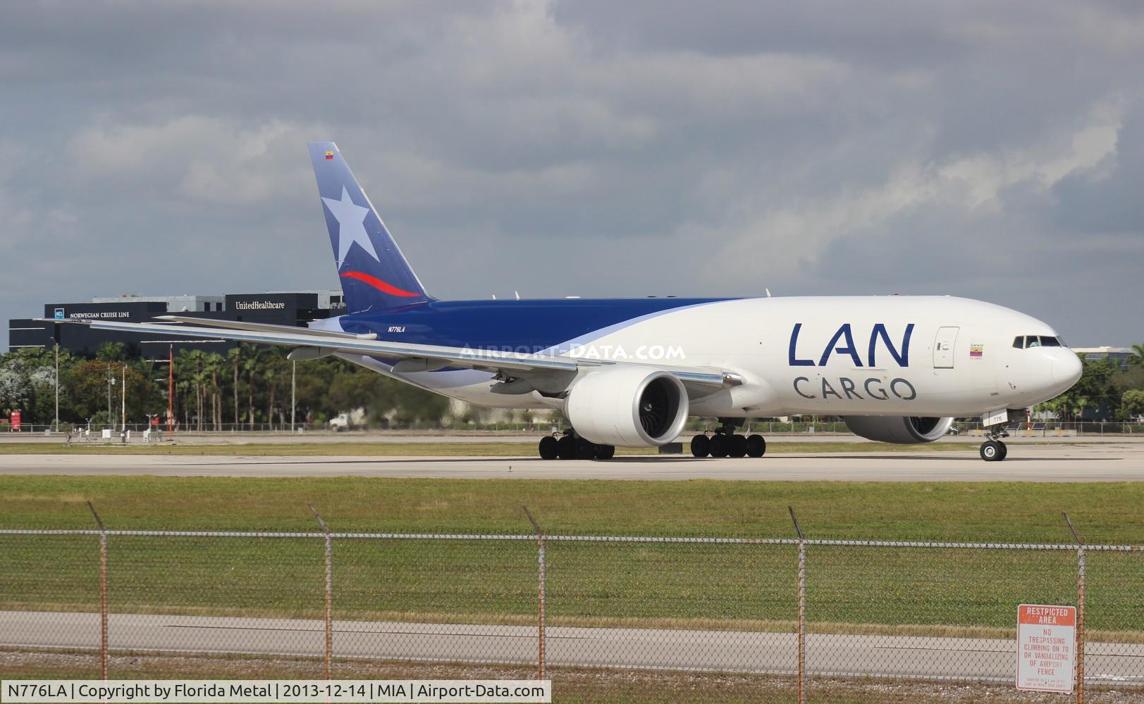 N776LA, 2012 Boeing 777-F16 C/N 38091, LAN Cargo 777-200F