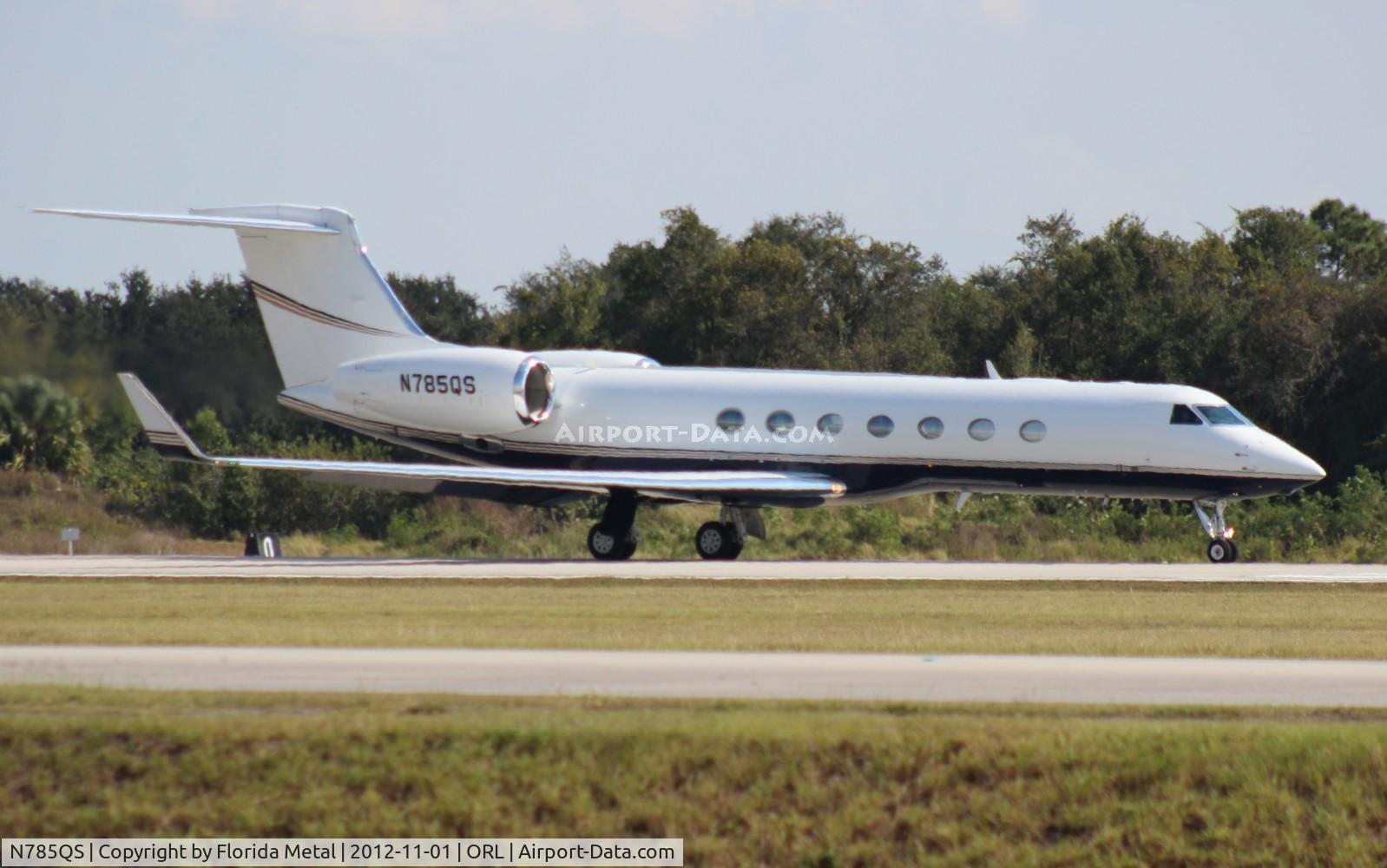 N785QS, 2007 Gulfstream Aerospace GV-SP (G550) C/N 5157, former Net Jets Gulfstream 550