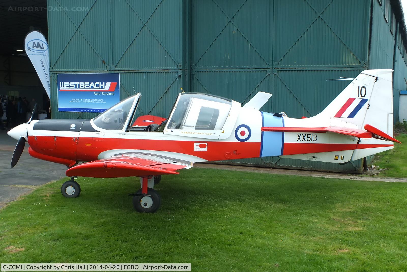 G-CCMI, 1973 Scottish Aviation Bulldog T.1 C/N BH120/199, at the Wings and Wheels  fly in