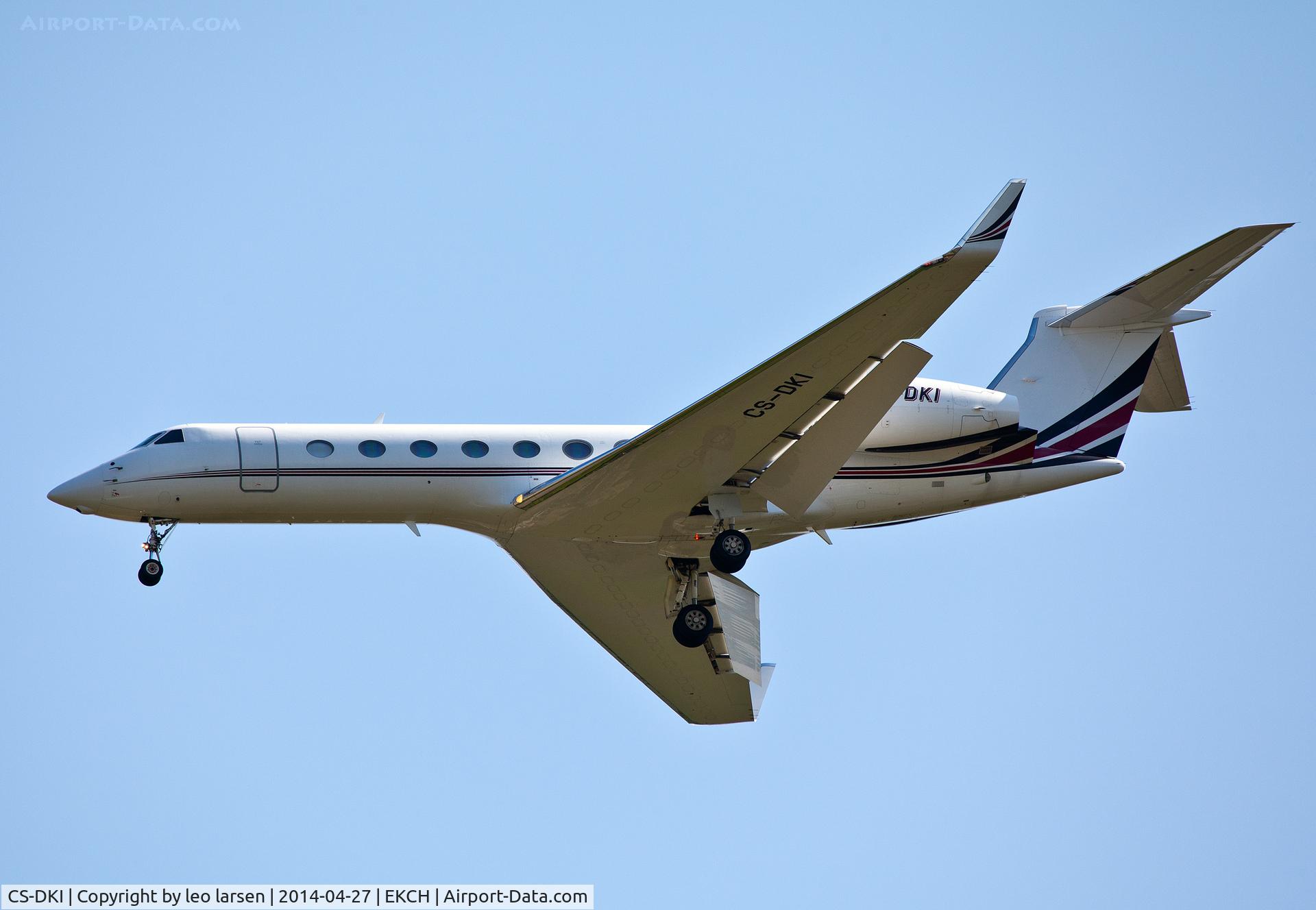 CS-DKI, 2007 Gulfstream Aerospace GV-SP (G550) C/N 5166, Copenhagen Kastrup R-04L 27.4.14