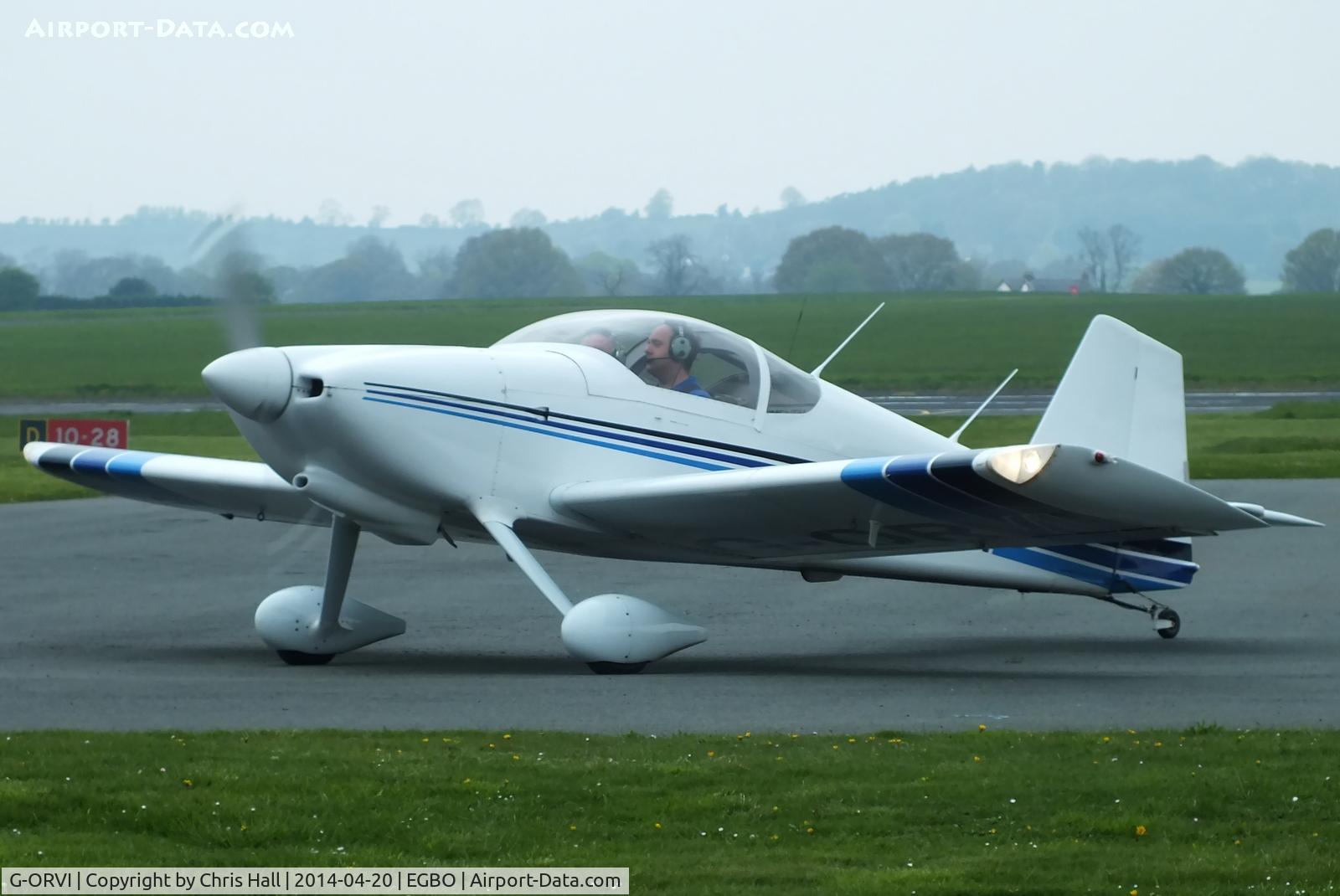 G-ORVI, 1996 Vans RV-6 C/N 20036, at the Wings and Wheels fly in