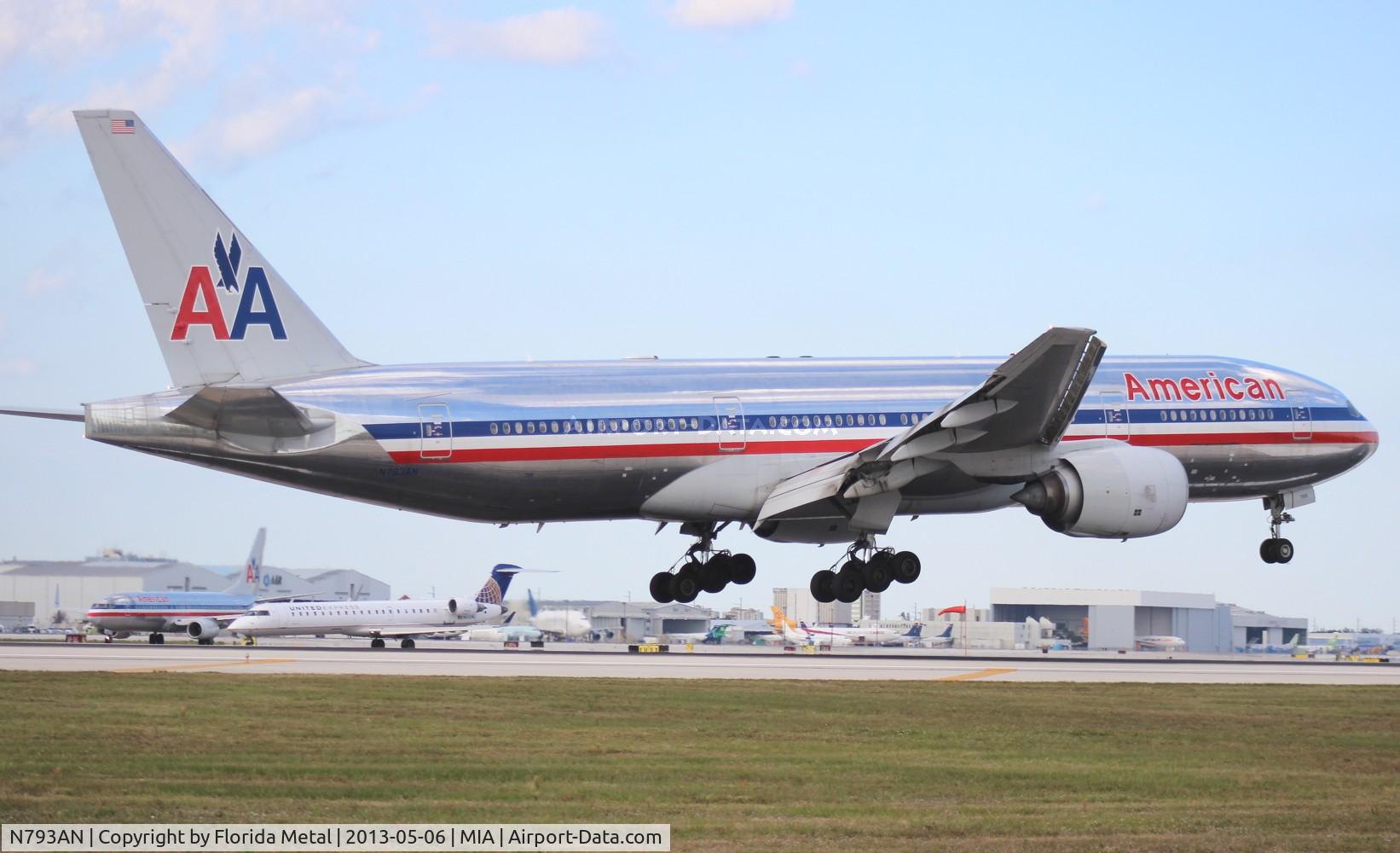 N793AN, 2000 Boeing 777-223 C/N 30255, American 777-200