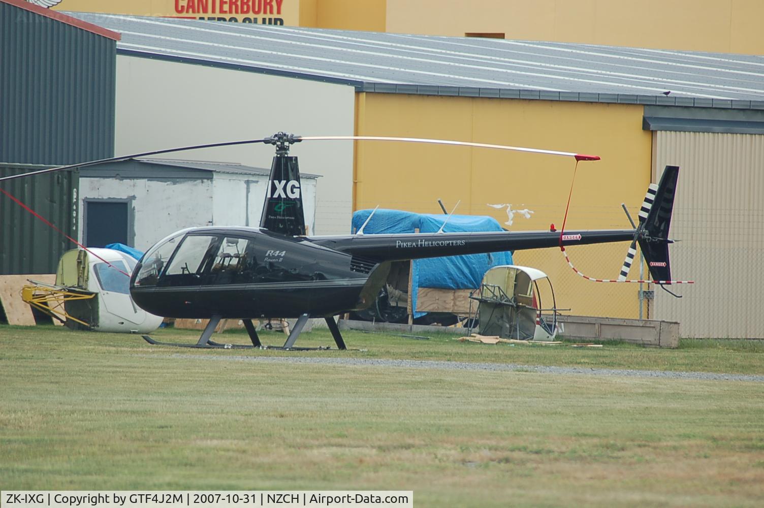 ZK-IXG, Robinson R44 II C/N 10751, ZK-IXG  at Christchurch 31.10.07