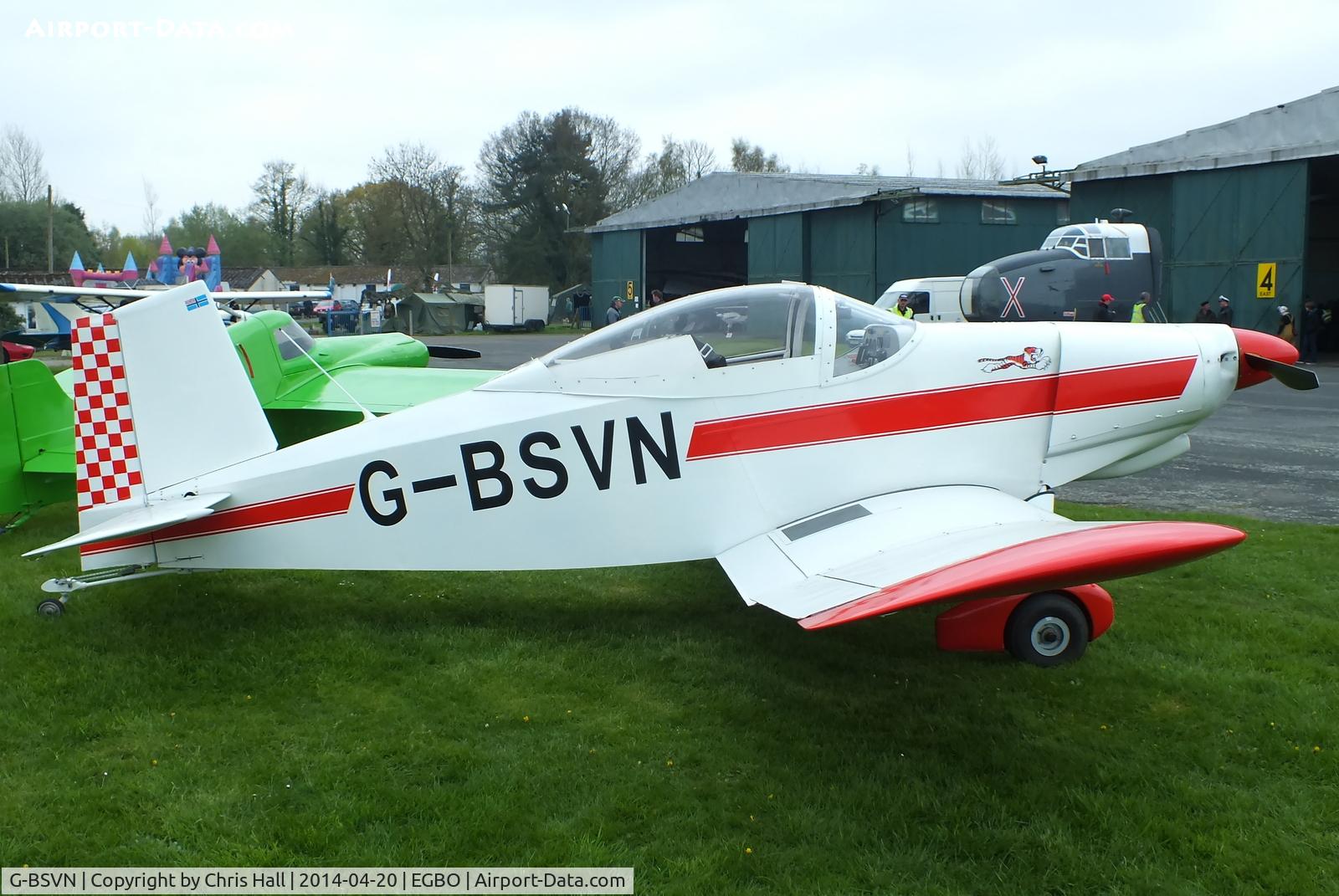 G-BSVN, 1967 Thorp T-18 Tiger C/N 107, at the Wings and Wheels fly in