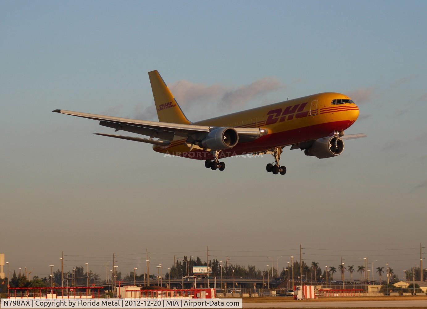 N798AX, 1986 Boeing 767-200 C/N 23431, DHL 767-200