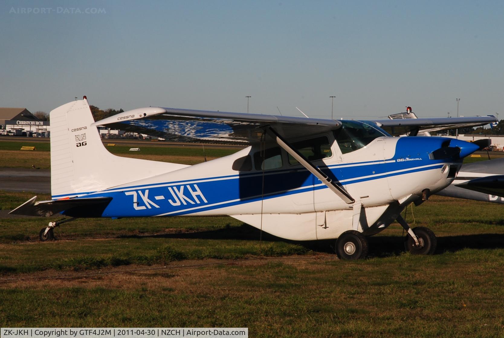 ZK-JKH, Cessna A185F Skywagon 185 C/N 18503249, ZK-JKH at Christchurch 30.4.11
