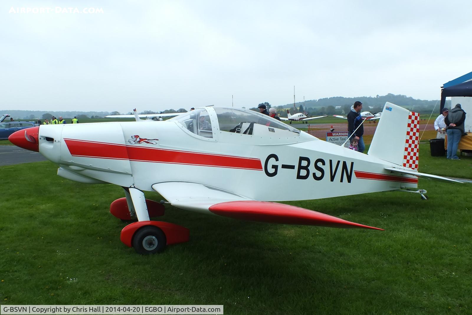 G-BSVN, 1967 Thorp T-18 Tiger C/N 107, at the Wings and Wheels fly in