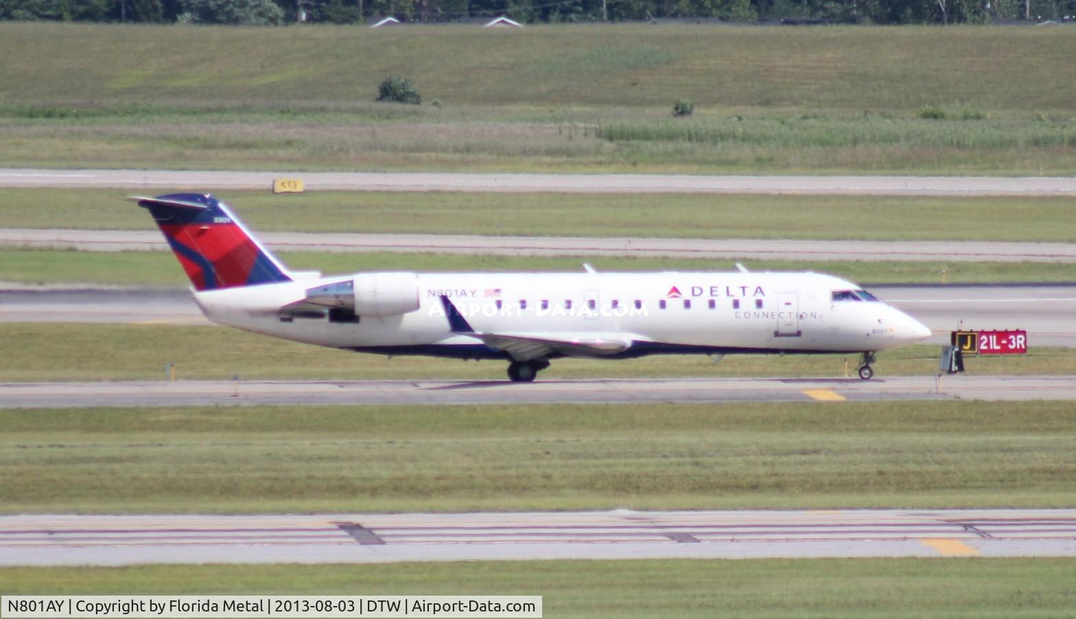 N801AY, 2004 Bombardier CRJ-200ER (CL-600-2B19) C/N 8001, Delta Connection CRJ-200