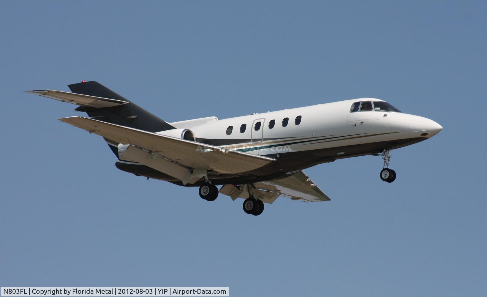 N803FL, 1999 Raytheon Hawker 800XP C/N 258455, Flight Options Hawker 800XP