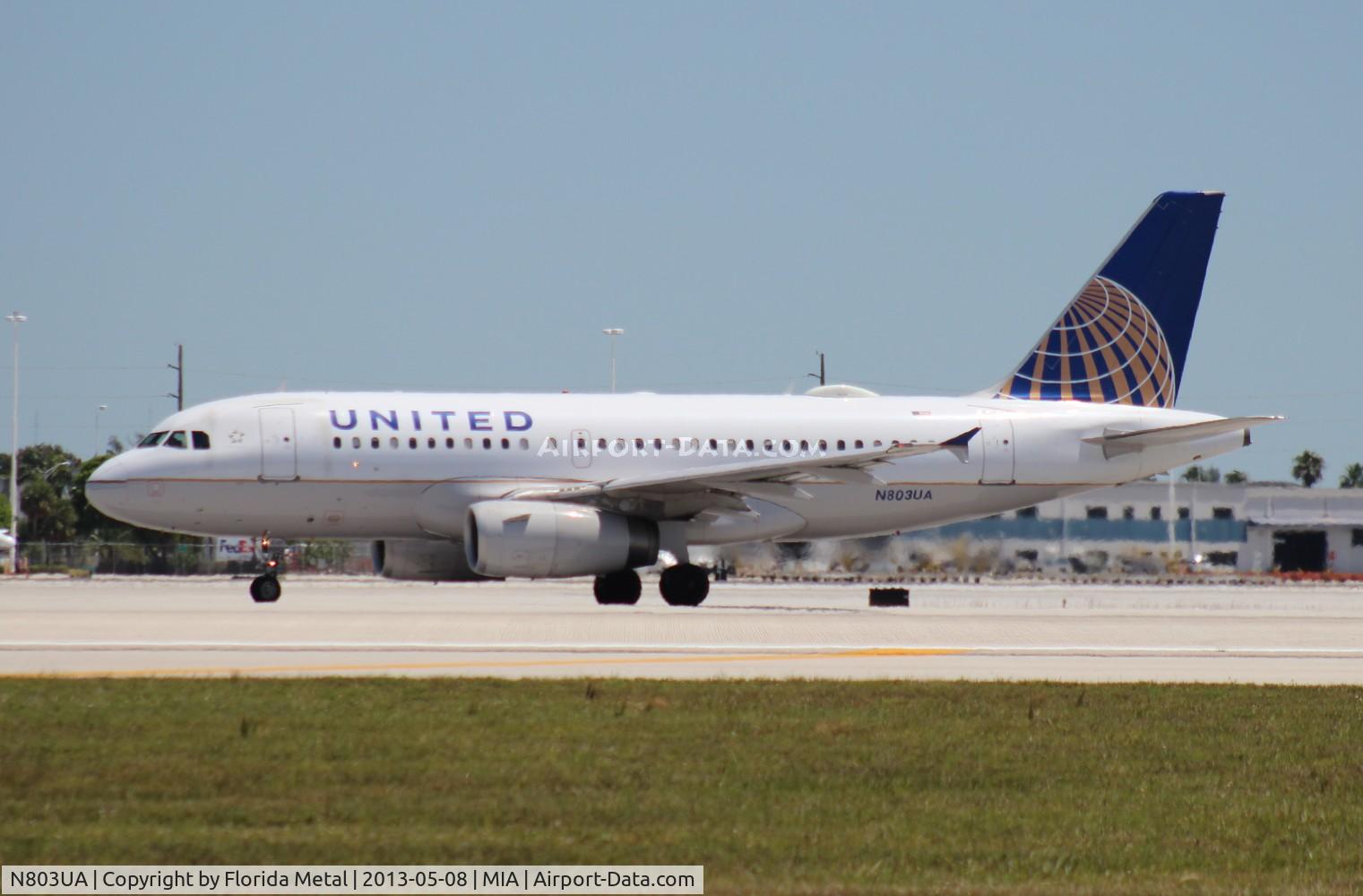 N803UA, 1997 Airbus A319-131 C/N 748, United A319