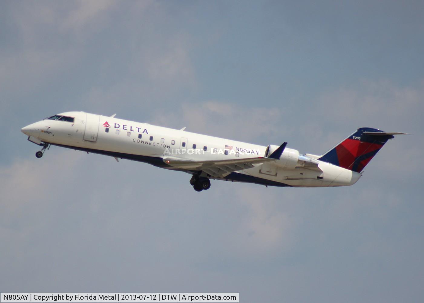 N805AY, 2005 Bombardier CRJ-200LR (CL-600-2B19) C/N 8005, Delta Connection CRJ-200