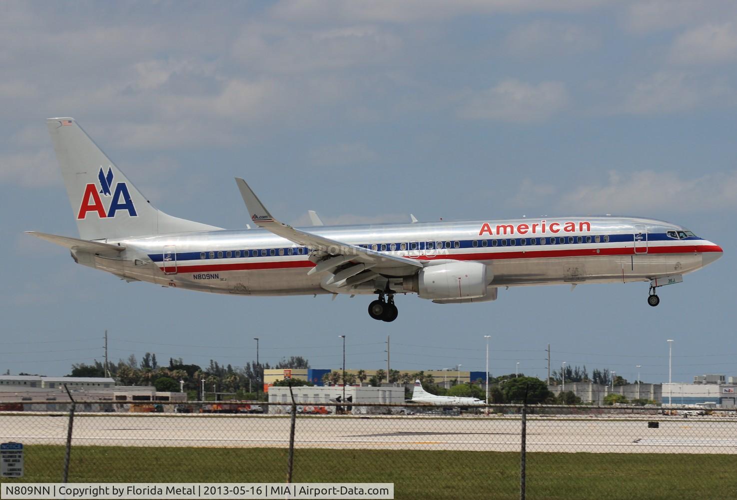 N809NN, 2009 Boeing 737-823 C/N 33519, American 737-800