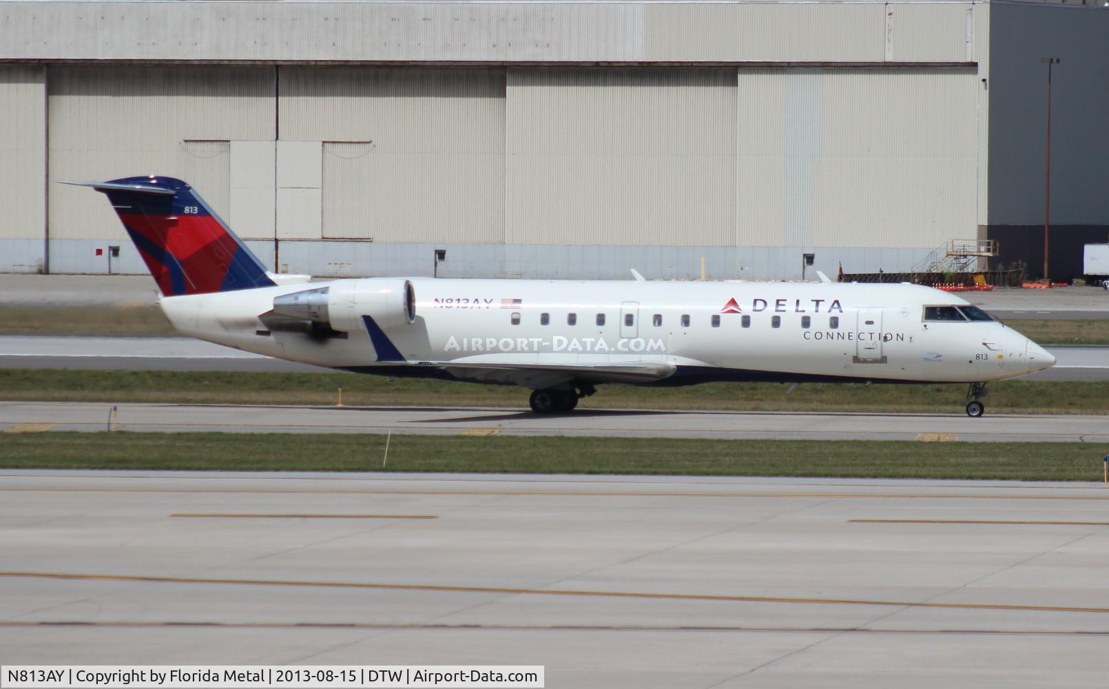 N813AY, 2005 Bombardier CRJ-200LR (CL-600-2B19) C/N 8013, Delta Connection CRJ-200