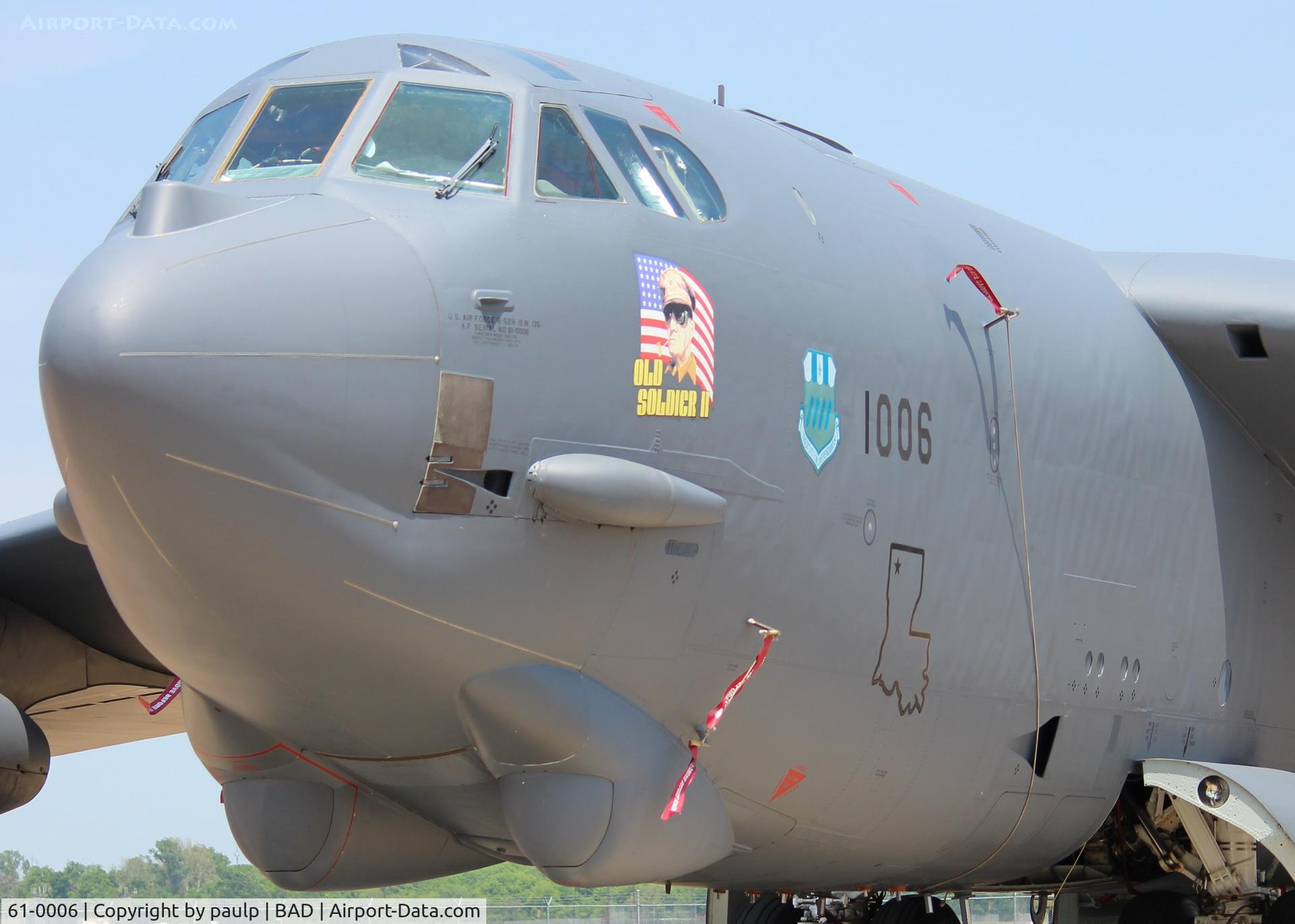 61-0006, 1961 Boeing B-52H Stratofortress C/N 464433, At Barksdale Air Force Base.