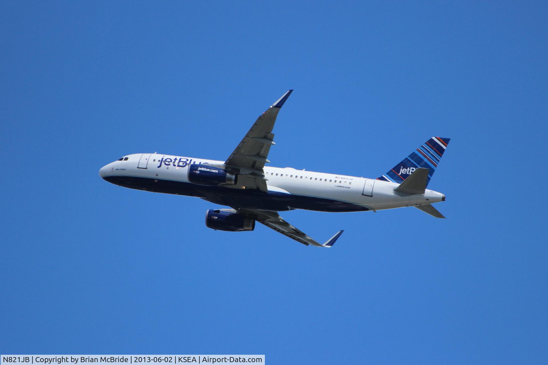 N821JB, 2012 Airbus A320-232 C/N 5417, JetBlue Airways. A320-232. N821JB cn 5417. Seattle Tacoma - International (SEA KSEA). Image © Brian McBride. 02 June 2013