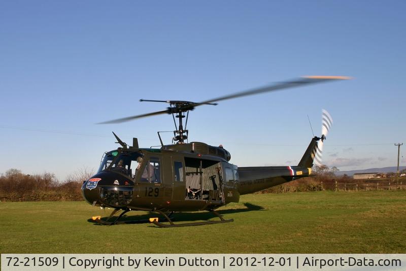 72-21509, 1972 Bell UH-1H Iroquois C/N 13208, 72-21509 (G-UHIH). 
Based near Preston, UK.