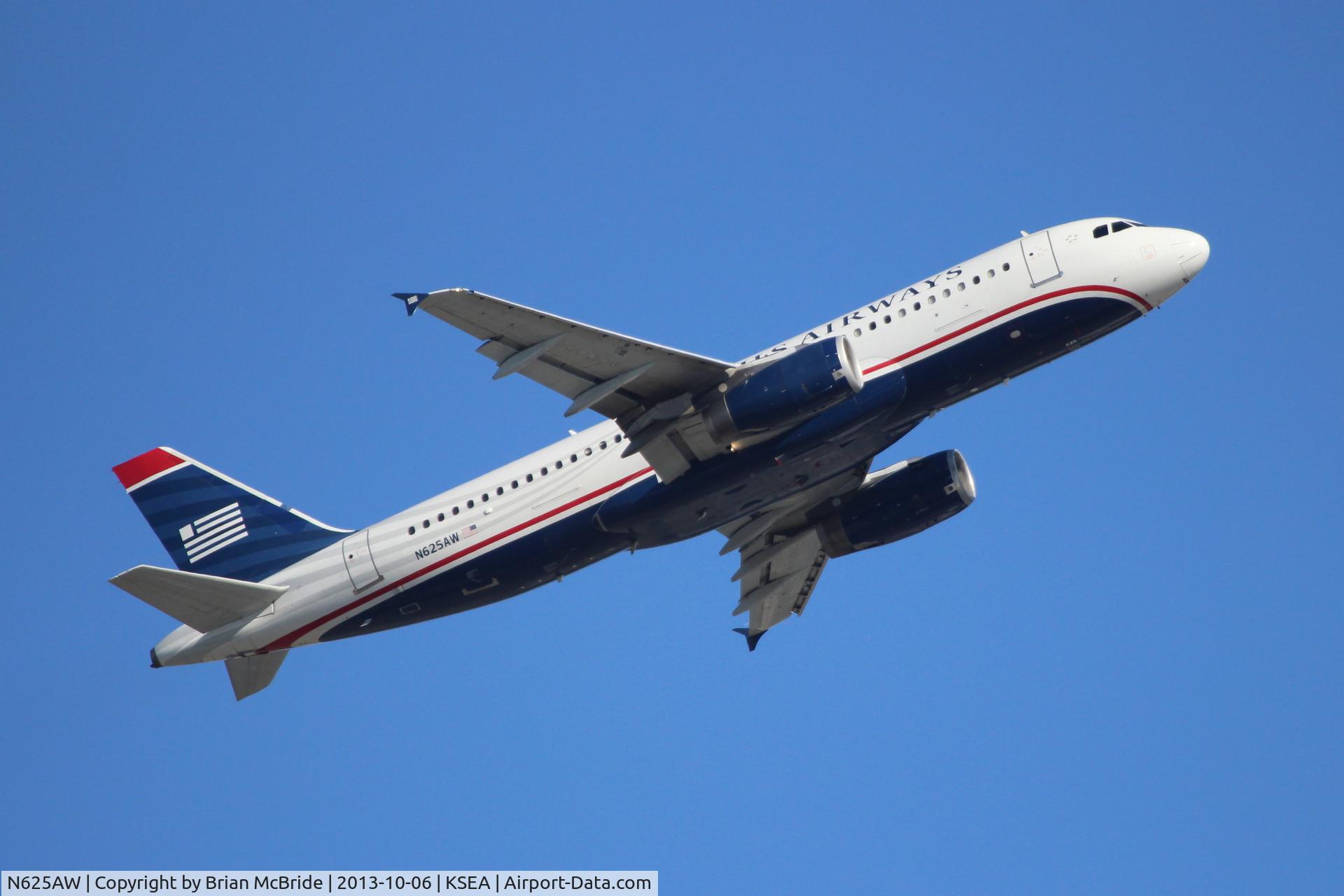 N625AW, 1989 Airbus A320-231 C/N 064, US Airways. A320-231. N625AW cn 064. Seattle Tacoma - International (SEA KSEA). Image © Brian McBride. 06 October 2013