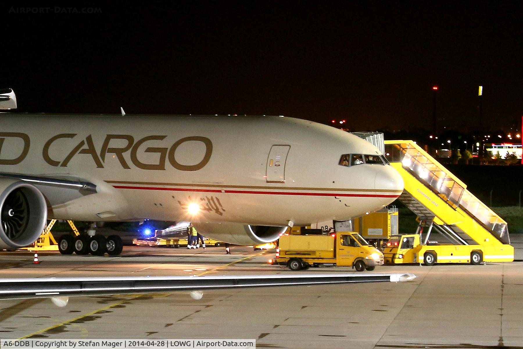 A6-DDB, 2013 Boeing 777-FFX C/N 39692, Etihad Boeing 777-FFX at Graz Airport